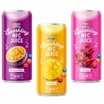 VINUT Vietnam Factory's 330ml Sparkling Orange Juice Drink Free Sample Private Label Carbonated Beverage OEM/ODM Best Bottle