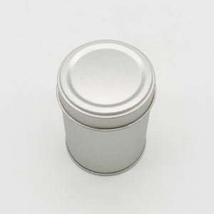 Tinplate Food Safety Round Empty Tea Tins Cans Custom Printing Luxury Small Coffee Tea Metal Can Canister Multi Color Tin Box