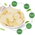 High Quality Fresh Bulk Vegetable Dehydrated Garlic Slices Flakes Dried Raw Ad Manufactured High Quality Fresh Bulk Vegetable
