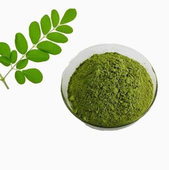 Organic Moringa Leaf Extract Powder, Green Moringa Leaf Powder Capsules, 99% Natural Moringa Powder